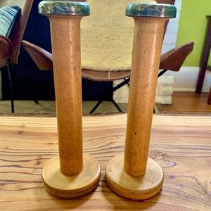Antique Wooden Spools